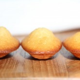 Madeleines - from right to left higher humps with every bake