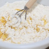 No Knead Brioche -Incorporate flour