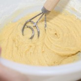 No Knead Brioche -Give it a good stir