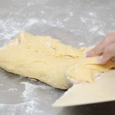 No knead brioche - Adding a stretch and fold for some structure