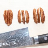 Make stems from pecan nuts