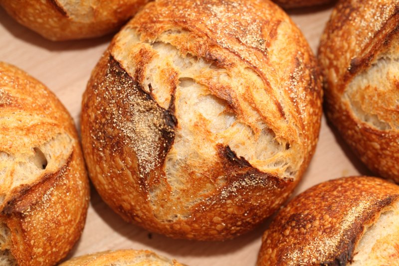 Mini Sourdough Bread Boules