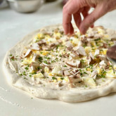 Sourdough pizza tartufo