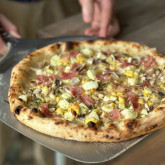 Sourdough pizza tartufo