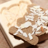 Spelt speculaas with almonds and orange