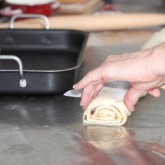 Sunday morning cinnamon rolls with pastry cream