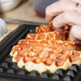 Baking Belgian Waffles - Gaufre de Liège