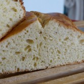 Mia -no knead brioche: ghee in plaats van boter - ghee used instead of butter