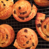 Elizabeth - Pain au Raisin - I used WKB croissant dough and pastry cream recipes and shaped as Pain Au Raisin for my family at Christmas. They were perfect! I froze them and they were delicious just thawed at room temperature.