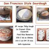 David Dixon - WKB SF sourdough recipe using casserole pot