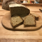 Jeanette Gates - Now My favorite whole wheat bread! Great with ham or jam.