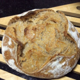 Marilyn -  Pain Naturel - I used one month old whole wheat sourdough starter. This is my first sourdough pain naturel bread.