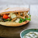 Ellen -  Homemade shoarmabroodje - Recept Zuurdesem pita's