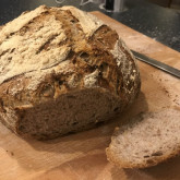 Lesley -  Sourdough bread with walnuts