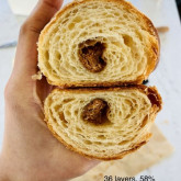 Huan Huan Wang - 7th trial to get a perfect 36 layer croissant!