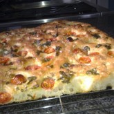 Gill Flesher - Ciabatta-Focaccia with Tomato and Basil