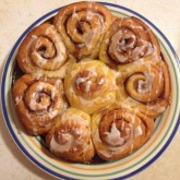 Ted - Cinnamon buns made with no-knead brioche