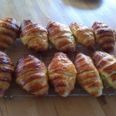 Lesley Broadbent - French croissants first attempt