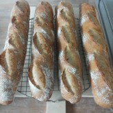 Joost den Ouden -  Stokbrood en baguetteboulle, Rustique en Rustique met zaden, mini sourdough boulle