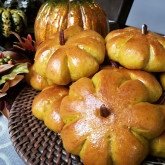 Jacqueline Bitting - Pumpkin buns - The recipe used is Pumpkin buns with salted maple butter. After making these Pumpkin buns the first time I knew this recipe was a keeper. They come out great every time and are wonderful toasted also. A family favorite for sure!