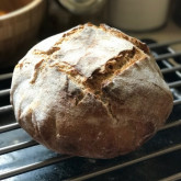 Stefano Ferro - Sourdough bread 60% whole wheat, 35% bread flour and 5% of hemp flour