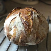 Stefano Ferro - Sourdough bread 85% bread flour and 15% whole wheat flour. Rye starter.