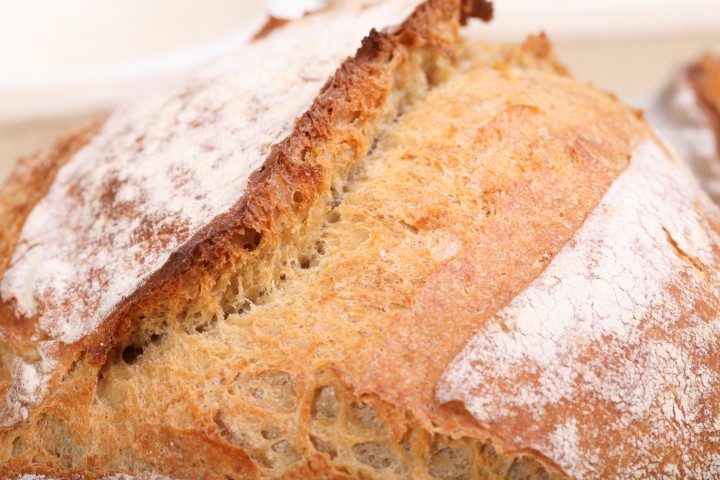 Tartine Light Rye - baked in a covered cast iron dutch oven