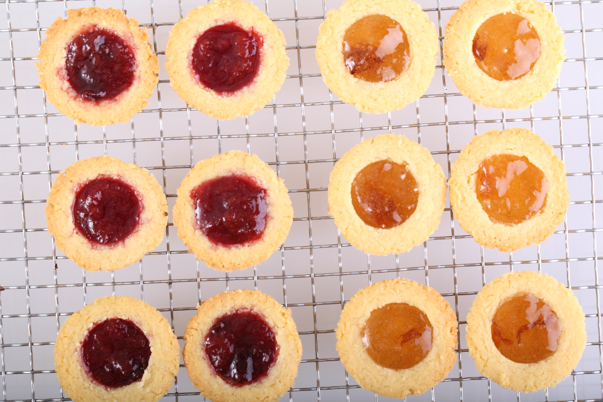 Delicate Jam Filled Almond Shortbreads Weekend Bakery
